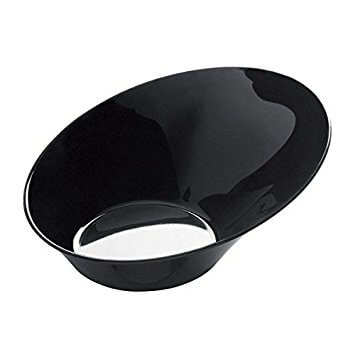 Cupa aperitiv Sodo neagra tip scoica 50 cc, 50 buc/set